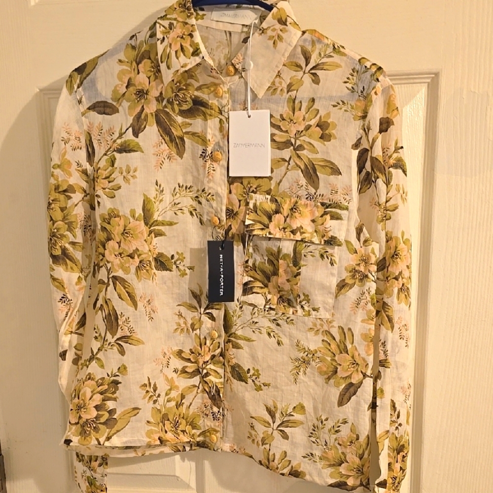ZIMMERMANN Floral Print Shirt